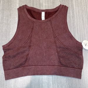 OFFLINE Seamless Longline Sports Bra NULL Royal Berry XL NWT